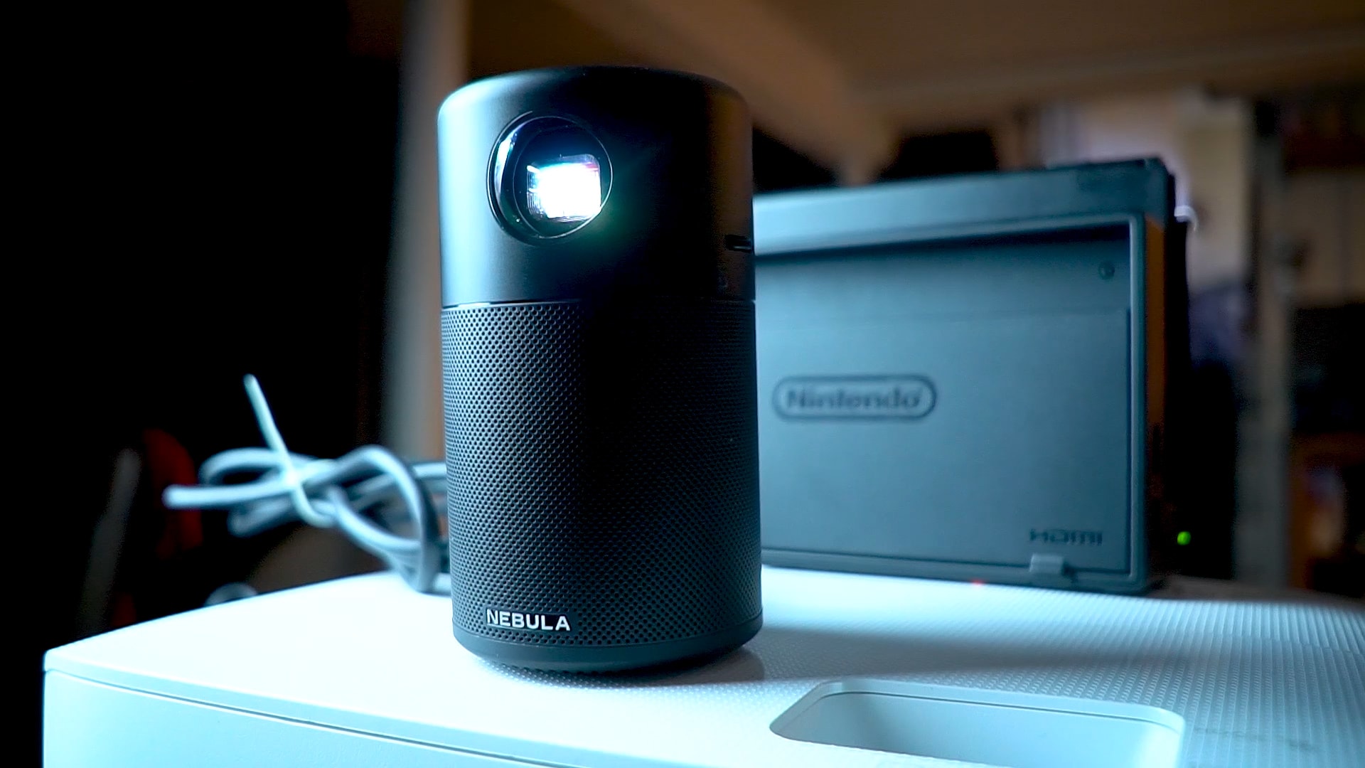 World's SMALLEST Portable Gaming Projector | Anker Nebula Capsule